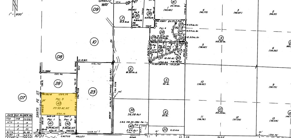 Santa Fe st, Hemet, CA for sale - Plat Map - Image 2 of 2