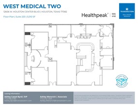 12606 W Houston Center Blvd, Houston, TX for lease Floor Plan- Image 1 of 2