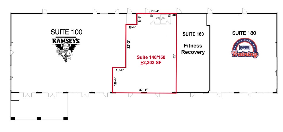 151 W Zandale Dr, Lexington, KY for lease - Floor Plan - Image 2 of 7