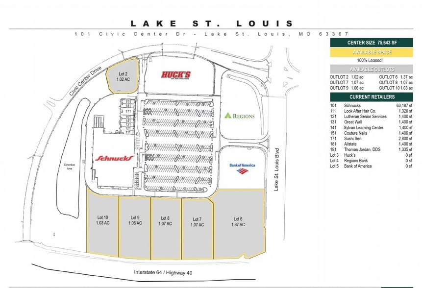 101 Civic Center Dr, Lake Saint Louis, MO for sale - Primary Photo - Image 1 of 1