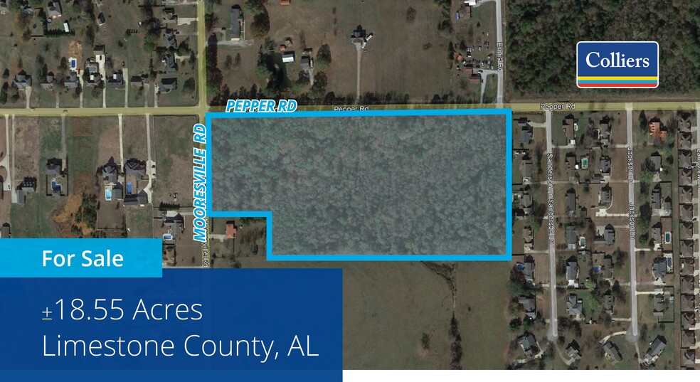 Mooresville Road, Athens, AL for sale - Aerial - Image 1 of 2