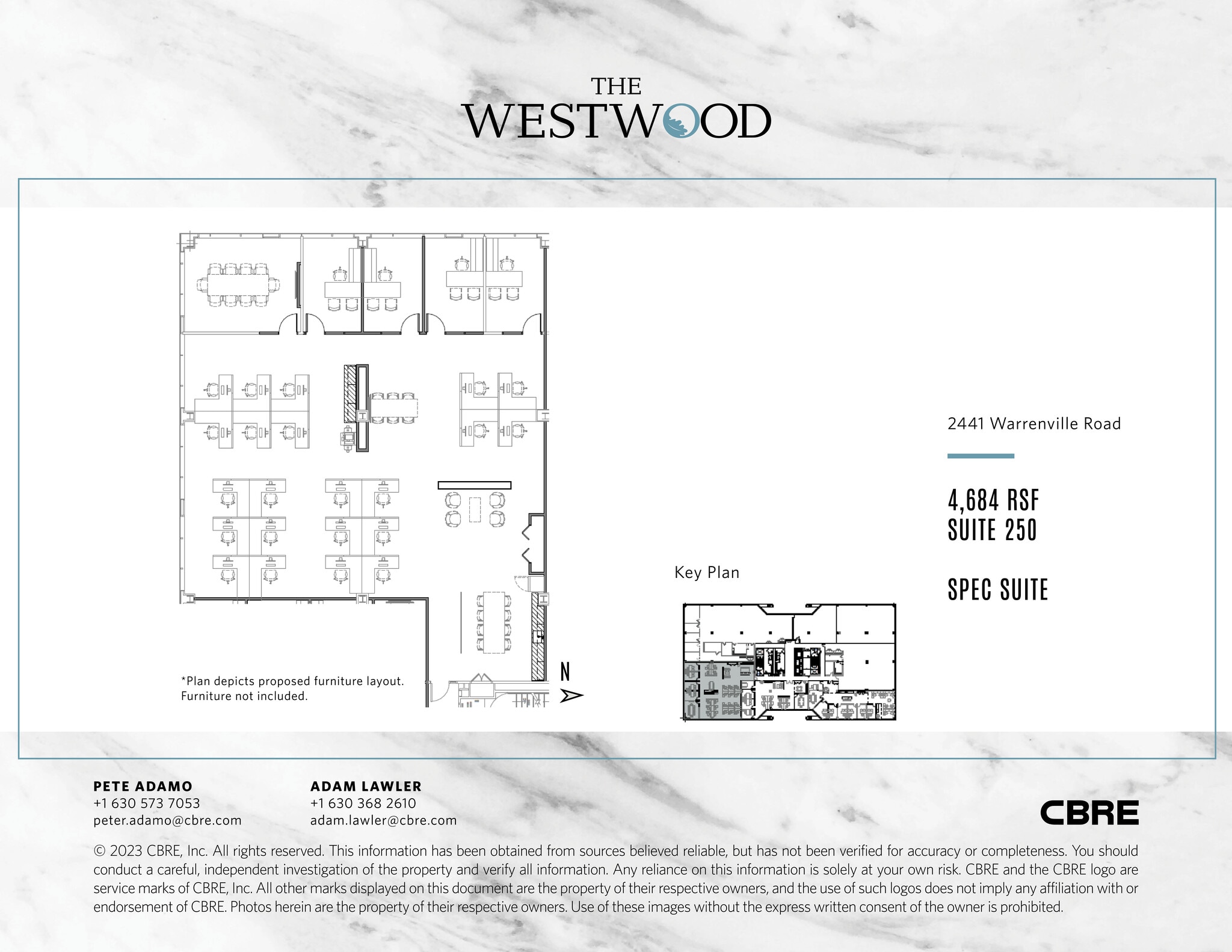 2441 Warrenville Rd, Lisle, IL for lease Floor Plan- Image 1 of 1