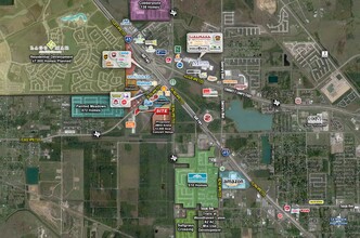 SEQ of I-45 & FM 1764, La Marque, TX - aerial  map view