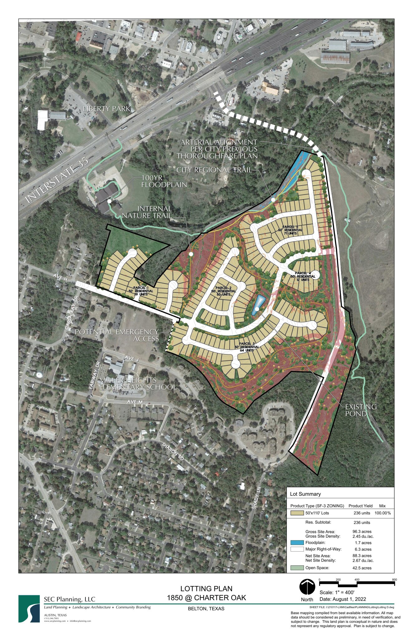 1000 E Avenue H, Belton, TX 76513 SF3 Zoning in Place and Utilities