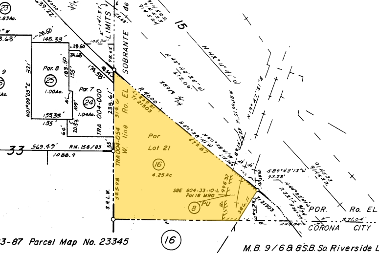 1181 California Ave, Corona, CA for lease - Plat Map - Image 1 of 2