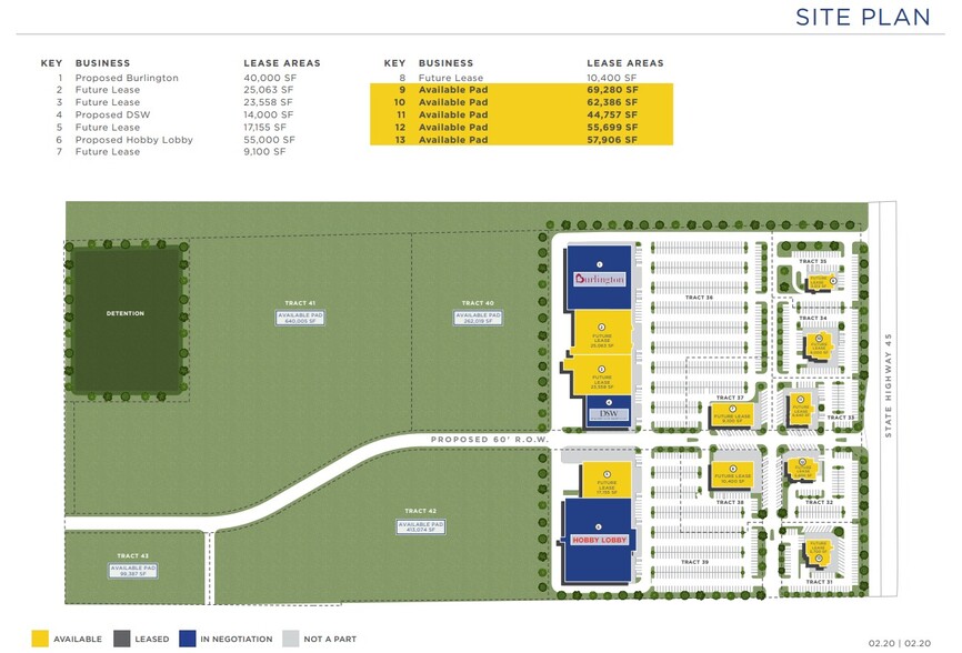 SWC State Highway 130 & State Highway 45, Pflugerville, TX for lease - Site Plan - Image 2 of 2