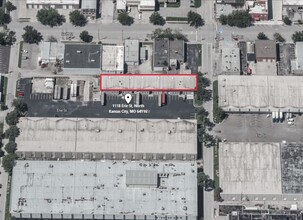 1118-1136 Erie St, North Kansas City, MO - aerial  map view - Image1