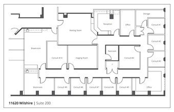 11620 Wilshire Blvd, Los Angeles, CA for lease Floor Plan- Image 1 of 1