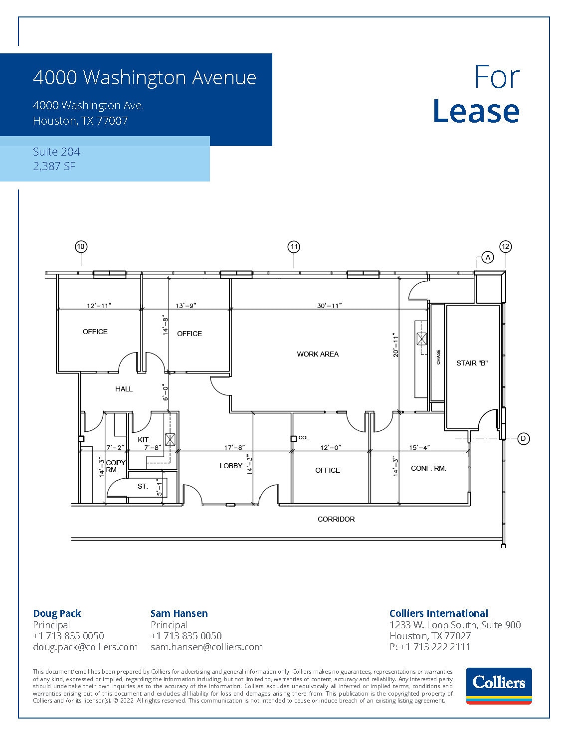 4000 Washington, Houston, TX for lease Floor Plan- Image 1 of 1