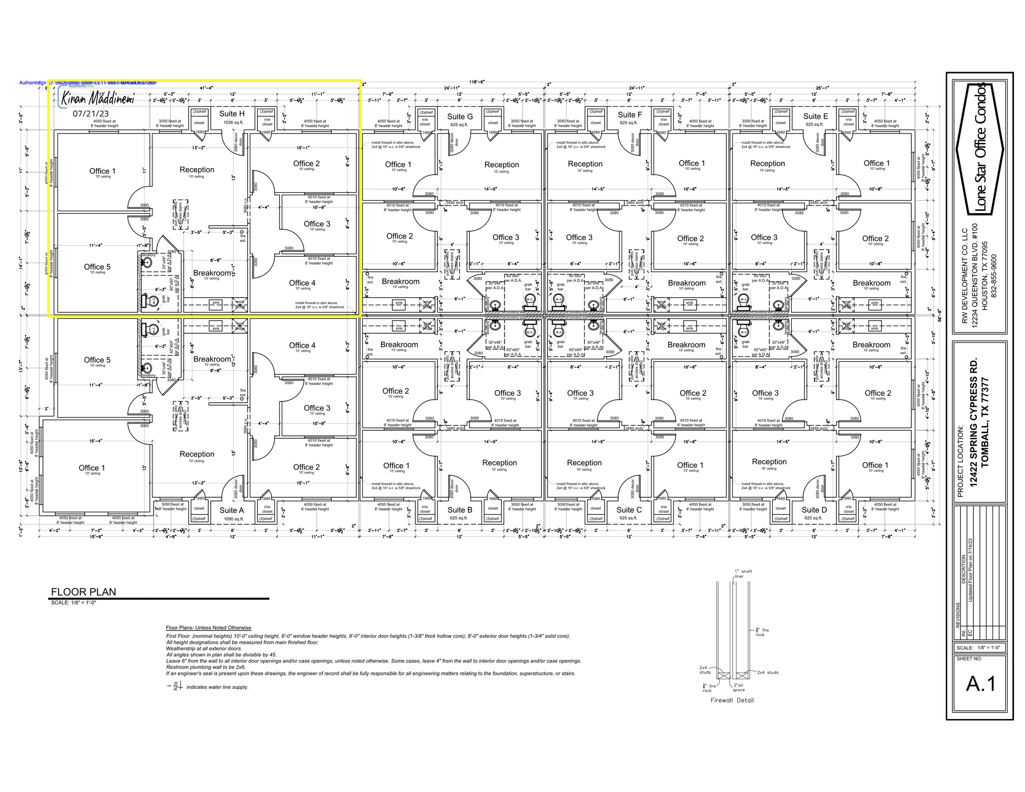 12410 Spring Cypress Rd, Tomball, TX for lease Floor Plan- Image 1 of 2