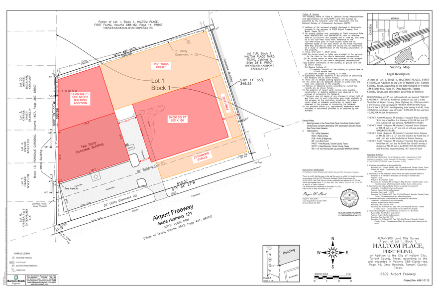 6309 Airport Fwy, Haltom City, TX for lease - Plat Map - Image 1 of 1