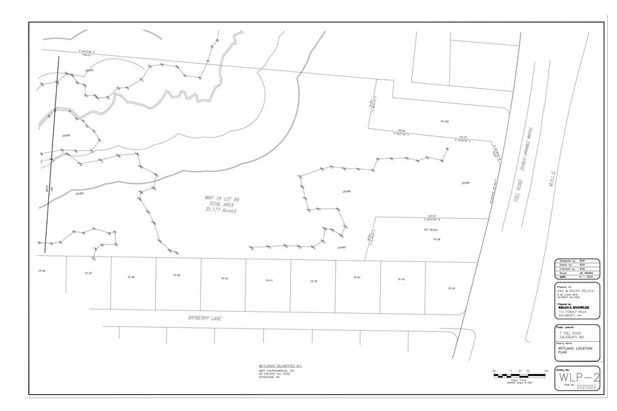 7 Toll Rd, Salisbury, MA for sale - Plat Map - Image 2 of 3