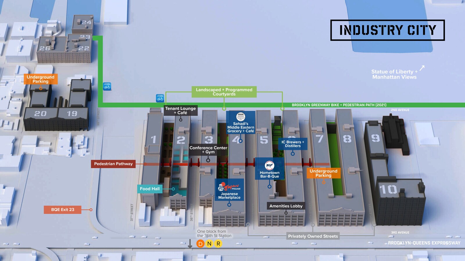 Industry City Brooklyn Map 220 36Th St, Brooklyn, Ny 11232 - Industry City | Loopnet
