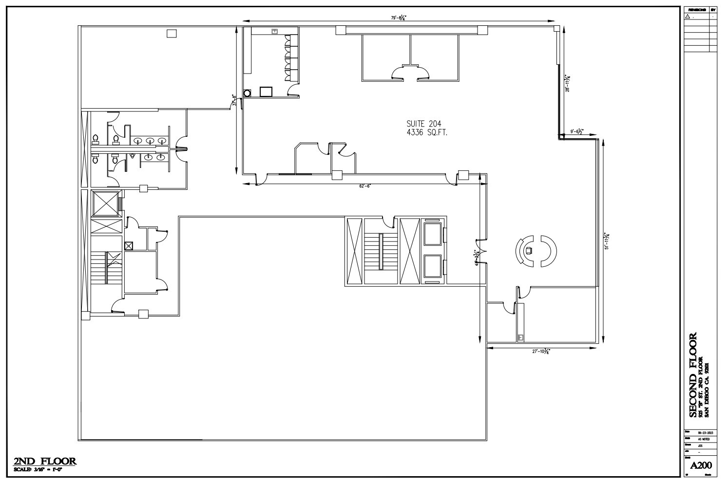 925 B St, San Diego, CA for lease Floor Plan- Image 1 of 1