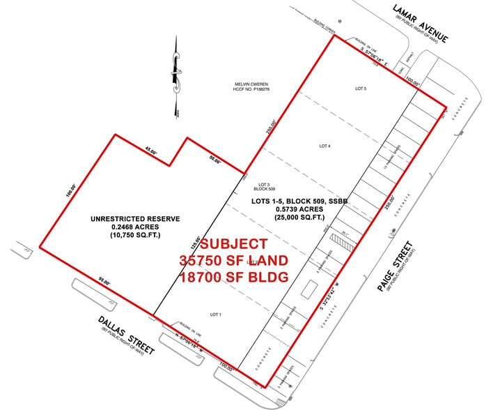 1110 Paige St, Houston, TX for sale - Plat Map - Image 2 of 19