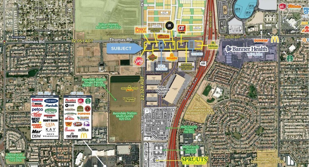 SWC Thomas Rd & Loop 101, Phoenix, AZ for lease - Aerial - Image 3 of 3