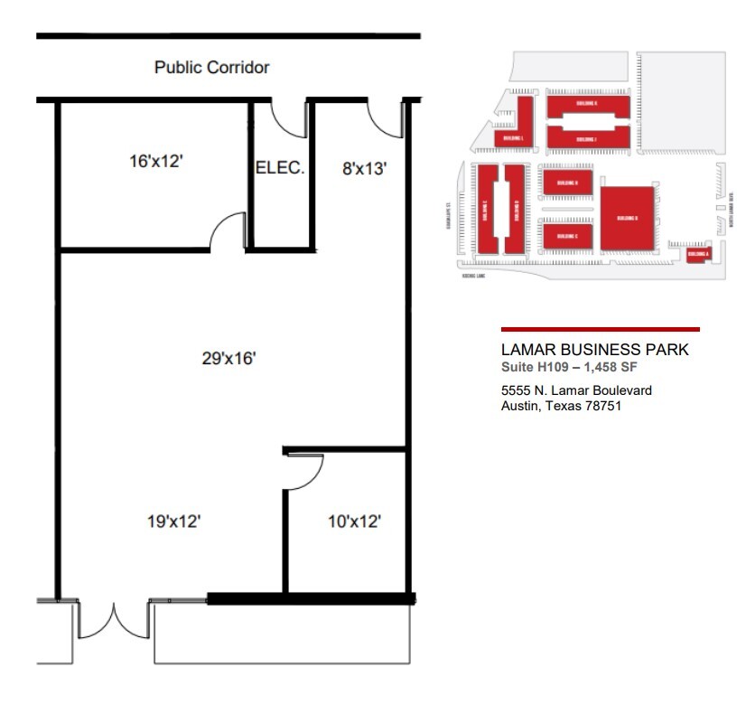 5555 N Lamar Blvd, Austin, TX for lease Floor Plan- Image 1 of 1