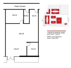 5555 N Lamar Blvd, Austin, TX for lease Floor Plan- Image 1 of 1