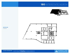 180 Interstate N Pky SE, Atlanta, GA for lease Floor Plan- Image 1 of 2