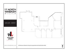 17 N Wabash Ave, Chicago, IL for lease Floor Plan- Image 1 of 7