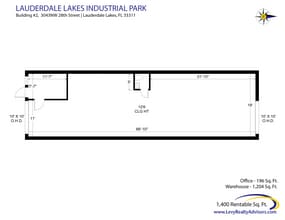 2696 NW 31st Ave, Lauderdale Lakes, FL for lease Floor Plan- Image 2 of 2