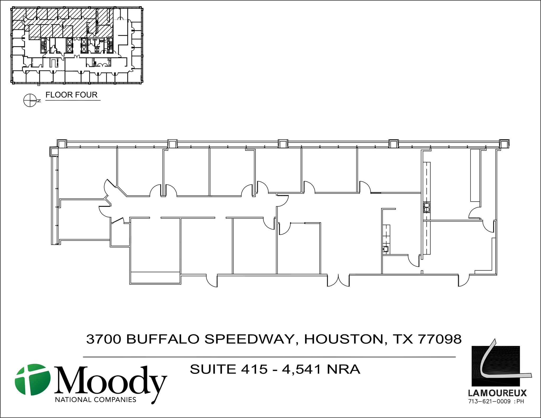 3700 Buffalo Speedway, Houston, TX for lease Floor Plan- Image 1 of 1