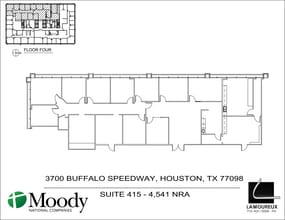 3700 Buffalo Speedway, Houston, TX for lease Floor Plan- Image 1 of 1