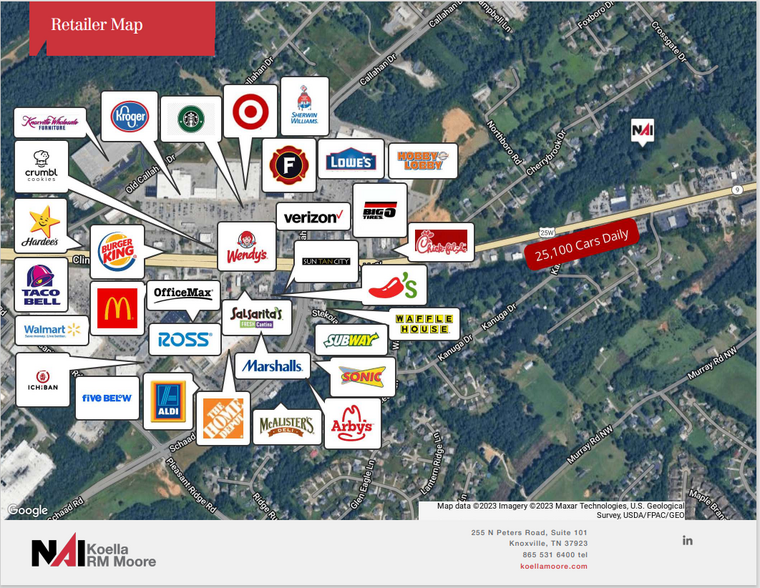 6344-6400 Clinton Hwy, Knoxville, TN for sale - Site Plan - Image 3 of 8