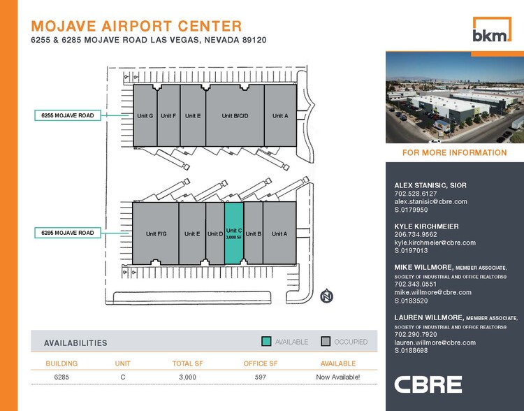 6285 S Mojave Rd, Las Vegas, NV for lease - Site Plan - Image 2 of 4