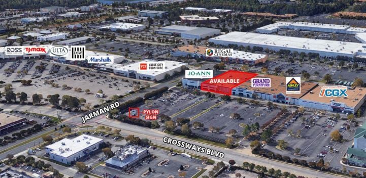 1589-1595 Crossways Blvd, Chesapeake, VA for lease - Aerial - Image 2 of 4