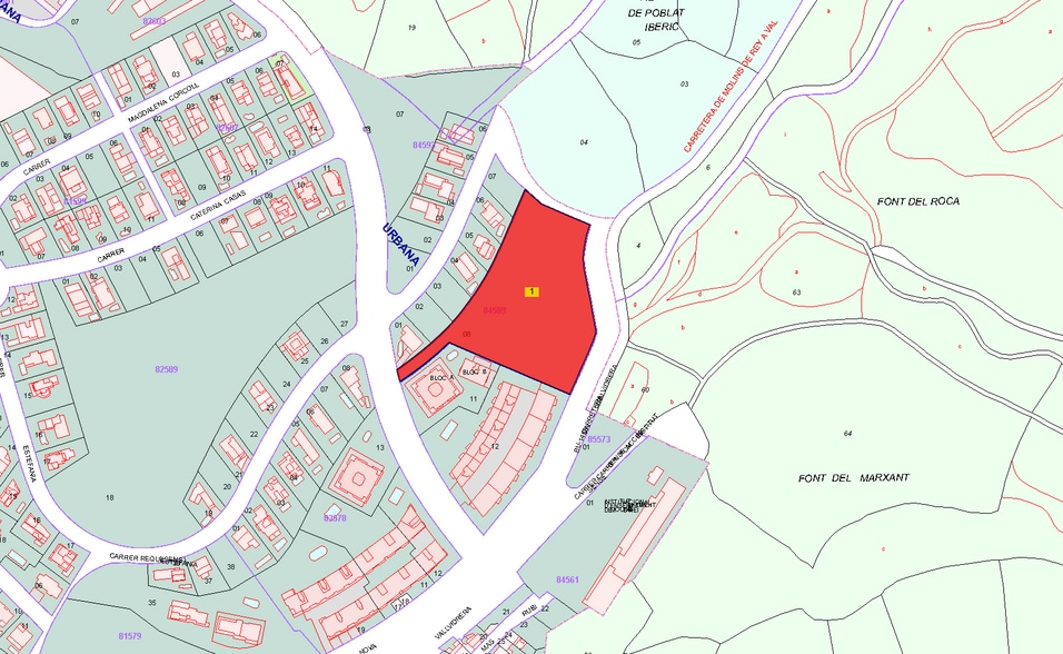 Land in Molins de Rei, Barcelona for sale - Plat Map - Image 2 of 5