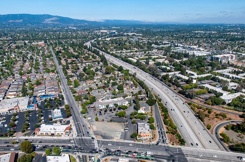 555 Saratoga Ave, San Jose, CA for sale - Aerial - Image 3 of 4