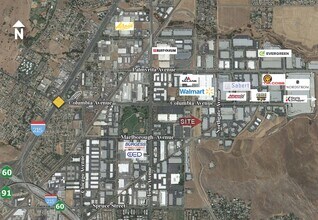 940 Columbia Ave, Riverside, CA - AERIAL  map view