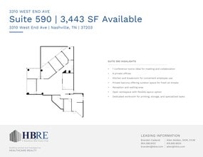3310 West End Ave, Nashville, TN for lease Site Plan- Image 1 of 1