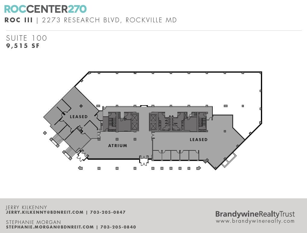 2273 Research Blvd, Rockville, MD for lease Floor Plan- Image 1 of 8