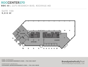 2273 Research Blvd, Rockville, MD for lease Floor Plan- Image 1 of 8