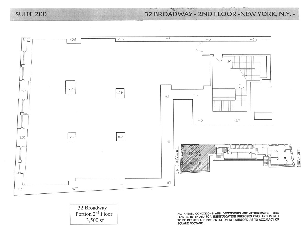 32 Broadway, New York, NY for lease Floor Plan- Image 1 of 1