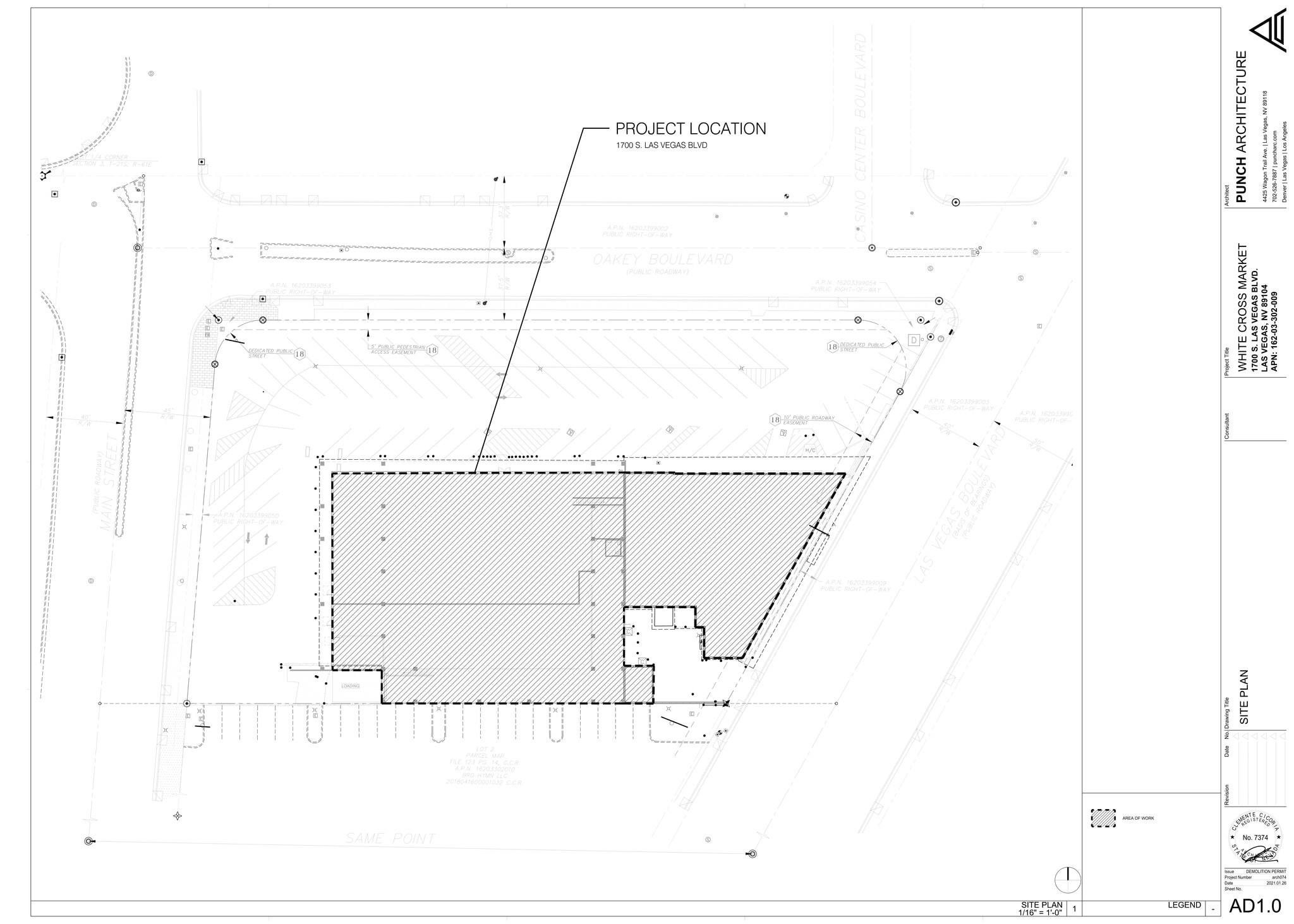 1700 Las Vegas Blvd, Las Vegas, NV for lease Site Plan- Image 1 of 11