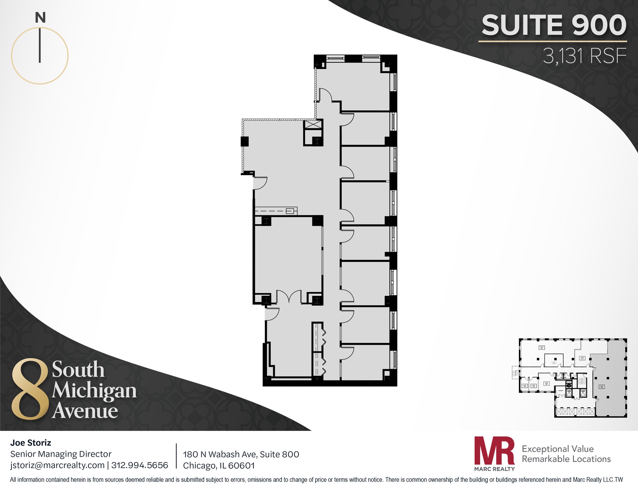 8 S Michigan Ave, Chicago, IL for lease Floor Plan- Image 1 of 11