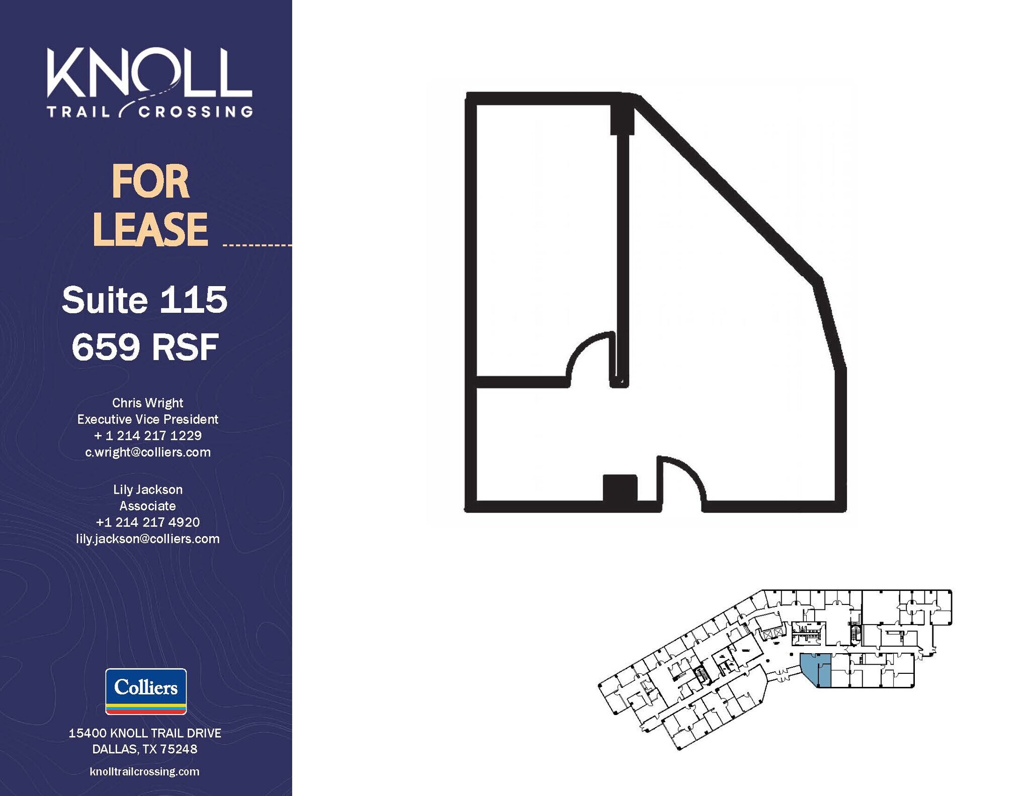 15400 Knoll Trail Dr, Dallas, TX for lease Floor Plan- Image 1 of 1