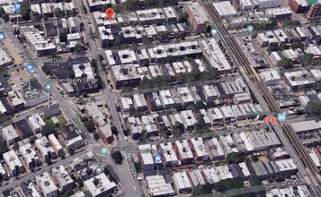 600 Wyona St, Brooklyn, NY - AERIAL map view