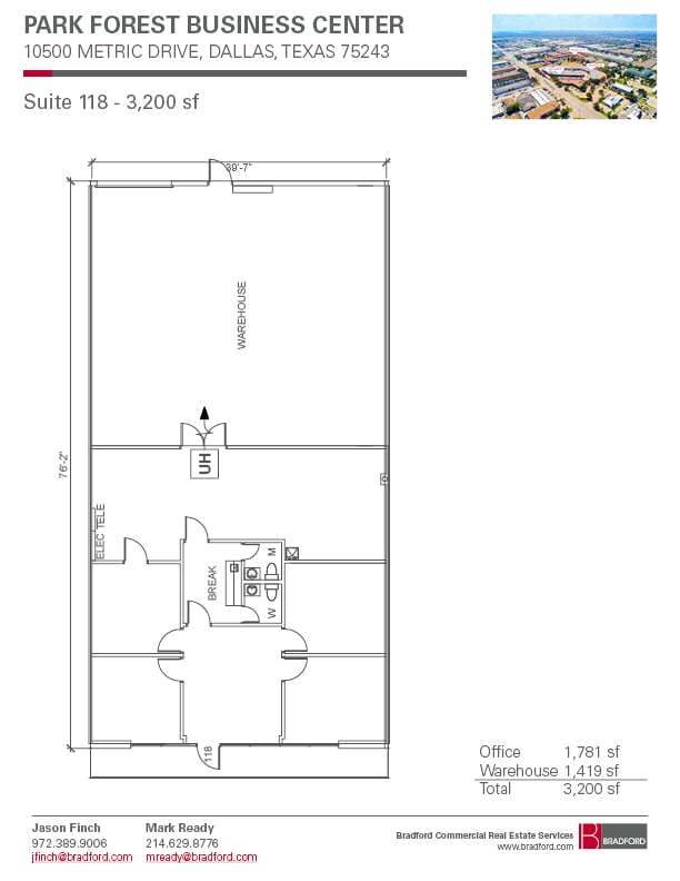 11601 Plano Rd, Dallas, TX for lease Floor Plan- Image 1 of 1