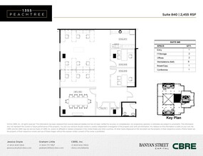 1355 Peachtree St NE, Atlanta, GA for lease Floor Plan- Image 2 of 7