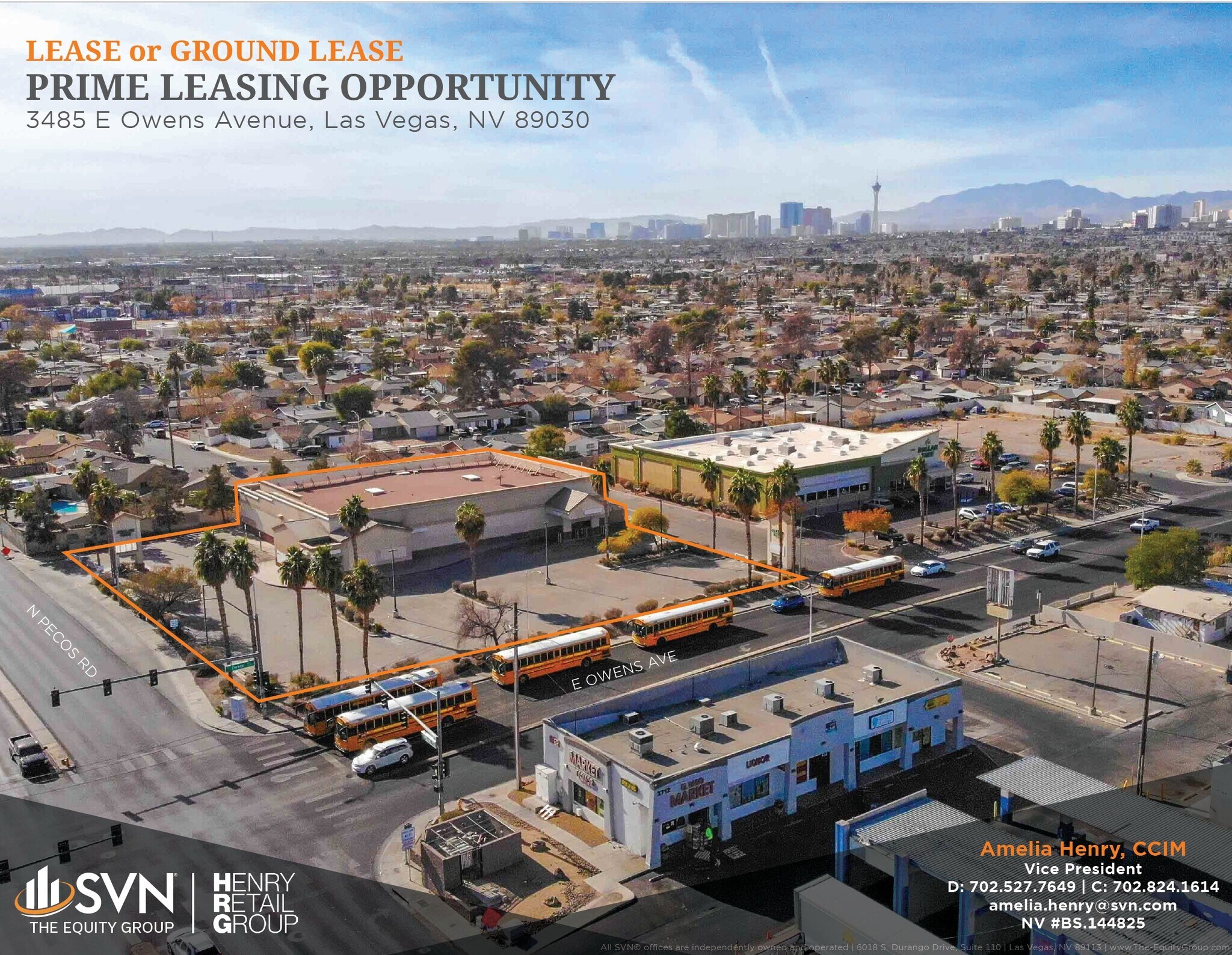 3485 E Owens Ave, North Las Vegas, NV for lease Aerial- Image 1 of 11