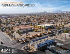 3485 E Owens Ave, North Las Vegas, NV - AERIAL map view