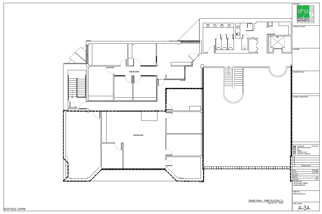 120 Thomas St, Worcester, MA for lease Floor Plan- Image 1 of 5