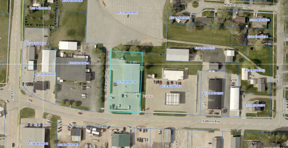 1102 Chatburn Ave, Harlan, IA for sale - Plat Map - Image 2 of 2