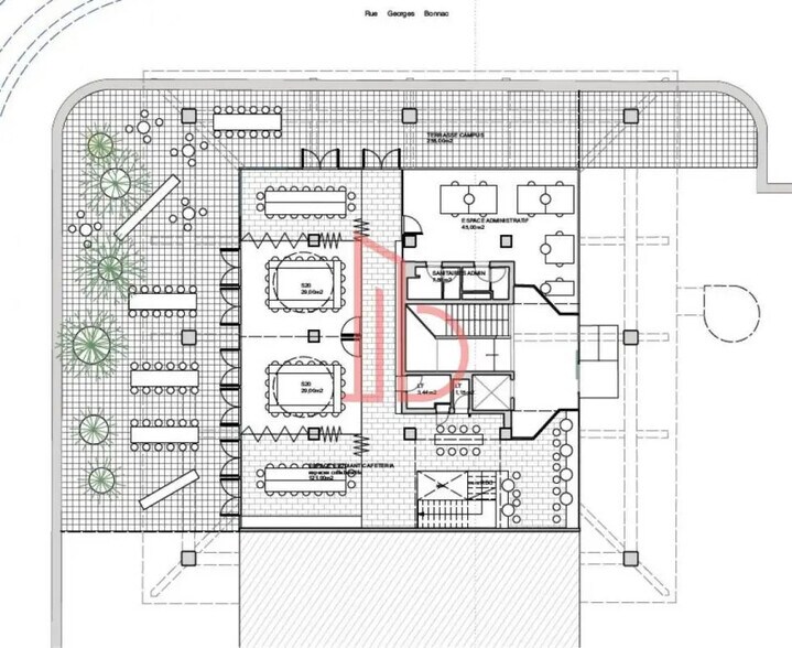 Office in Bordeaux for lease - Floor Plan - Image 2 of 3