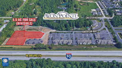 36741 American Way, Avon, OH - aerial  map view