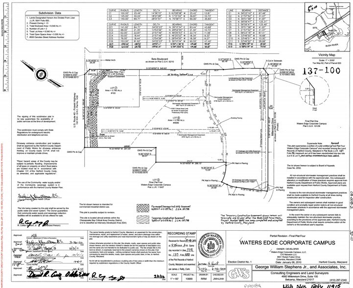 100 Bata Blvd, Belcamp, MD for lease - Plat Map - Image 2 of 2